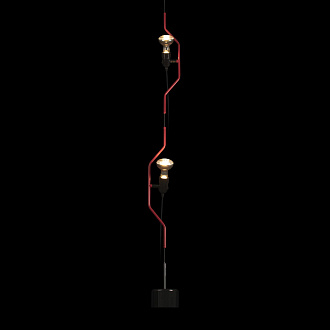 Подвесной светильник 11*400 см, 2*E27*40W LOFT IT Parentesi 10346/2 Red красный, черный