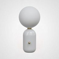 Настольная лампа Parachilna Aballs white (D20) 26*28*28 см, 1*E27*60W, ImperiumLoft 43.305, Белый