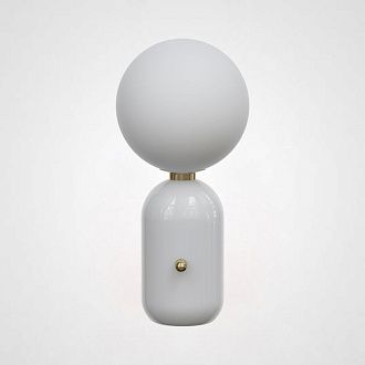 Настольная лампа Parachilna Aballs white (D20) 26*28*28 см, 1*E27*60W, ImperiumLoft 43.305, Белый