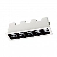 Встраиваемый светильник 15 см, 10W, 3000К NOVOTECH ANTEY 357621, LED, белый/черный, вр 13,8*4 см
