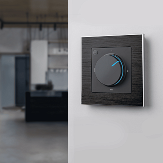 W0011708 Рамка на 1 пост Aluminium, черный алюминий Werkel, 4690389157981