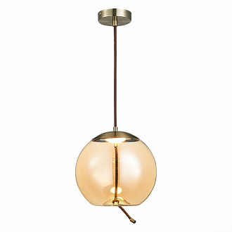 Люстра подвесная 30 см, 10W 3000K ST LUCE OZZIO SL6108.313.01 Бронза