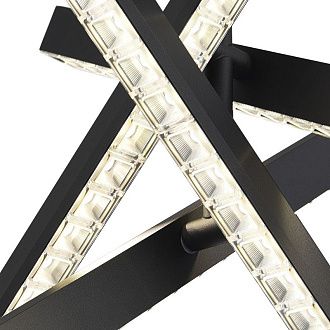 Подвесной светильник 42,3*42,3*-150 см, *LED, 43W, 4000K, ST-Luce Euclidics SL1018.413.04, черный