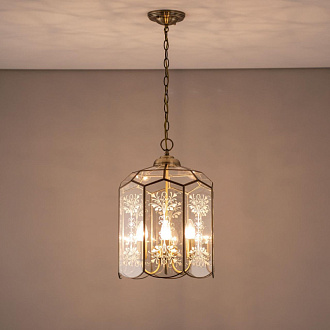 Подвесная люстра Citilux Витра-2 CL442260, диаметр 40 см, бронза
