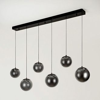 Светильник 120** см, LED*38W, 3000-6000K, Modelux  ML.2338.6 BK, Чёрный