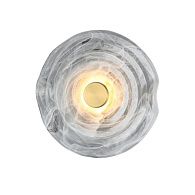 Настенный светильник 30 см, 5W, 3000K, Aployt Anecia APL.061.11.05, латунь