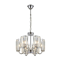 Люстра подвесная Citilux Грета CL333161, хром, диаметр 43 см