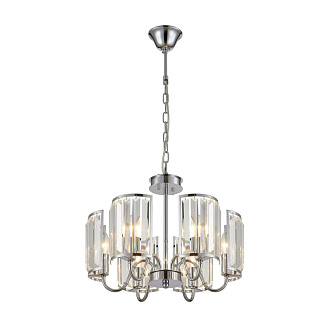 Люстра подвесная Citilux Грета CL333161, хром, диаметр 43 см