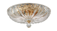 Светильник потолочный 40 см, Crystal Lux DENIS D400 GOLD Золотой