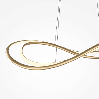 Подвесной светильник 115*33*333 см, LED, 56W, 3000К, Maytoni Plons MOD283PL-L65BS3K латунный