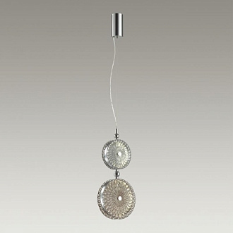 Светодиодный светильник 20 см, 13W, 4000K, Odeon Light CARAMELLA 5416/13LB, хром