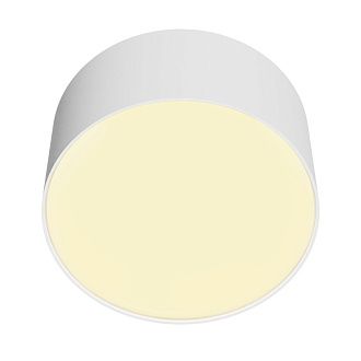Накладной светильник 12*12*6 см,  LED, 12W, 3000К, Maytoni Technical Zon C032CL-12W2.7K-RD-W белый