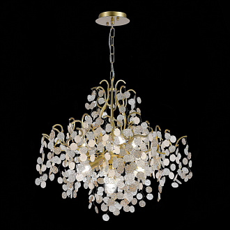 Люстра подвесная 58 см, 480W, ST LUCE RAVELLO SL1650.303.08 Латунь