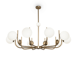 Люстра на штанге Maytoni Rendez-vous MOD109PL-10BS, диаметр 116 см, латунь