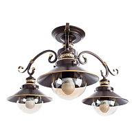 Люстра Arte Lamp A4577PL-3CK, диаметр 61 см, коричневый/золото