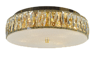 Люстра Ø490 x H140, мм, 7*40W (280W), GOLD+CLEAR (Золото + Прозрачный Хрусталь) NewRgy 5653E/7A GOLD+CLEAR