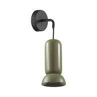 Бра 15*11*36 см, 1 GU10*4W, Odeon Light Kerama, черный 5054/1WB