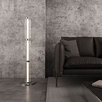 Торшер 121 см, 18W, 4000K, Eurosvet 4690389218606, хром