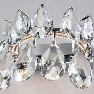Бра с хрусталем 27*17,5*19 см, *LED, 8W, 3000;4000;6000 Bogate's Marvel 437/1, хром