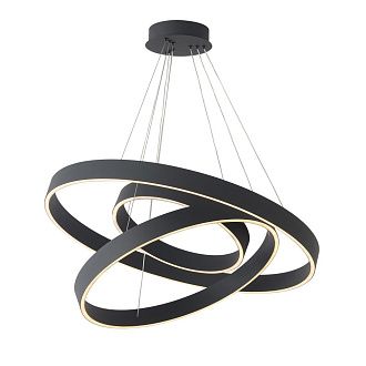 Люстра *40*5-155 см, *LED*158W, 3000-6000K, Crystal Lux Tron TRON SP158W LED BLACK, Черный