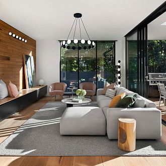 Подвес 7*50-120 см, 1*LED, 2W, 3000K, F-Promo Moti 4601-1P, черный