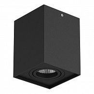 Светильник 9,8*9,8 см, GU10 50W, Lightstar RETTANGO 052077, черный