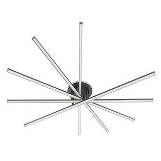 Светильник 120 см, 150W, 3000-5500K, 25 м2 Citilux TRENT CL203651 LED, черный