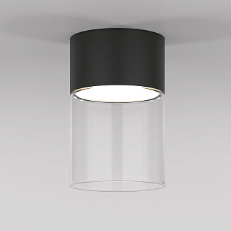 Светильник 8*8*12 см, 10W 4000K Elektrostandard Lumen 25047/LED черный/прозрачный