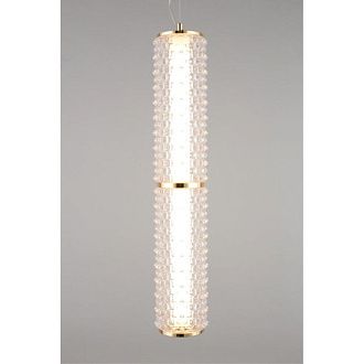 Подвесной светильник 15*105-210 см, 1*LED, 29W, 3000K, Aployt Ozann APL.331.06.29, золотой
