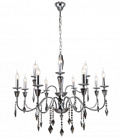 Люстра подвесная 86*86*102/188 см, 12*E14 40W Хром Stilfort Grace 1053/09/12P