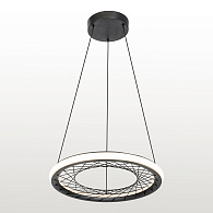 Люстра подвесная 45*35/160 см, 1*LED*33W Lussole Macon LSP-7305 черный