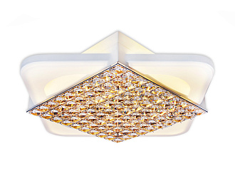 Светильник 51*51*11 см,  104W, 3000К, белый Ambrella Acrylica Ice FA124