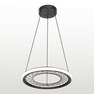 Люстра подвесная 45*35/160 см, 1*LED*33W Lussole Macon LSP-7305 черный