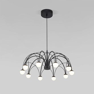 Подвесной светильник 65*65*50-110 см, LED*35W, 4000K, Eurosvet Ragno 90034/10, черный, a069301
