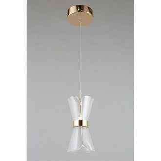 Подвесной светильник 12*40-130 см 8W, 4000K, Aployt Charlayn APL.771.06.08, золотой
