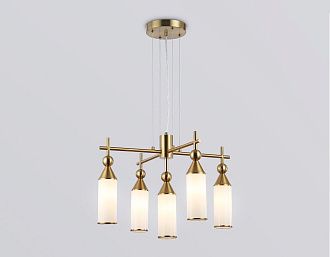 Подвесная люстра **38-139 см, 5*E14*40W, K, Ambrella Light High Light LH55276, латунь