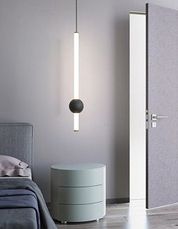 Подвесной светодиодный светильник Inodesign Orion Black High 40.9038