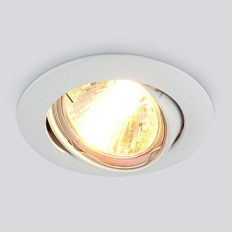 Встраиваемый точечный светильник 104S MR16 WH белый Elektrostandard