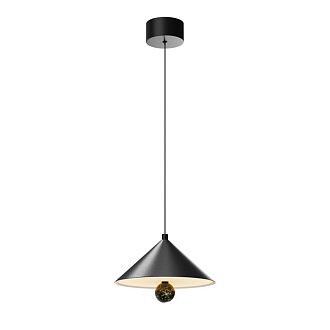 Подвесной светильник 25 см, 16W, 3000K, Maytoni Bell MOD534PL-L16B3K, черный
