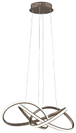 Светильник подвесной Wertmark Nodo WE448.01.603, 58*58 см, кофейный
