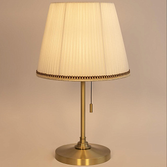 Настольная лампа 28,5*45 см E27*40 W, Citilux Линц Бронза+Белый CL402730