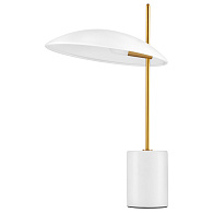 Настольная лампа 25 см, 4W 3000K Lightstar Marmara 801916 Золото; Белый