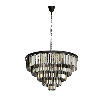 Подвесная люстра Loft IT Prism 10018/800C, диаметр 80 см, черный