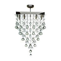 Люстра потолочная *50*66 см, 8*G9*40W, Arti Lampadari Flusso Nickel Flusso H 1.4.50.515 N, Матовый никель