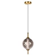 Подвесной светильник *15*-27,5 см, 1*LED*30W, 4000K, LOFT IT Helix 10421/B Smoke, бронзовый