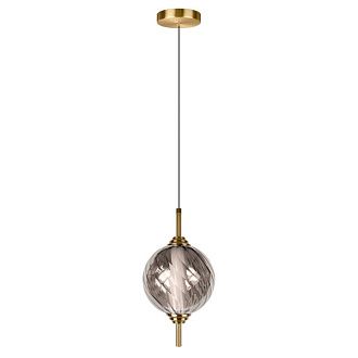 Подвесной светильник *15*-27,5 см, 1*LED*30W, 4000K, LOFT IT Helix 10421/B Smoke, бронзовый