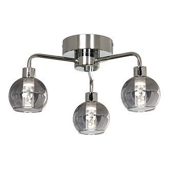 Люстра потолочная 36*17 см, 3*LED*4W 3900K Lussole Aqua LSP-7170 хром
