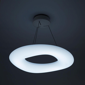 Светильник 66 см, 104W, 3000-5500K, 25 м2 диммер Citilux Стратус Смарт CL732A660GS, белый