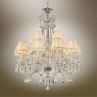 Подвесная люстра 85*140-180 см, 15*E14, 40W, Aployt Lara APL.710.03.15, хром
