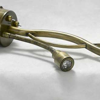 Настольная лампа Lussole Ajo GRLSP-0551, 32*64 см, бронзовый